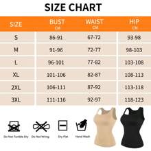 Camisola de compresión para mujer, moldeadora de cuerpo, moldeadora de cintura, moldeadora de abdomen firme, sin costuras, con cuello cuadrado - Negro - Ver 9