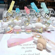 Sanrio Sanrio Cinnamoroll Keychain - Multifunctional Cute Silicone Pendant Suitable For Bags And Keys, Perfect Gift For Birthday, Christmas, Valentine's Day, Sanrio
