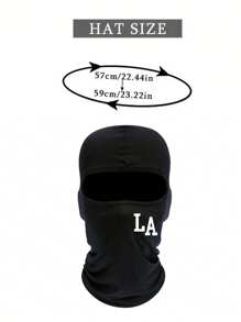 2pcs/1pc Letter Printing Ski Mask Balaclava Face Mask For Men Women Windproof Scarf For Snowboard Motorcycle Spring And Summer