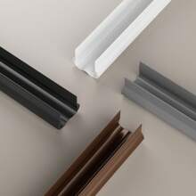 1 Roll Adjustable Multi-Color Door Bottom Seal Strip, Self-Adhesive Soundproof Door Gap Protector, Insect And Wind Proof Door Threshold Barrier, With Double-Sided Adhesive Tape (Includes User Manual) - Multicolor - View 2