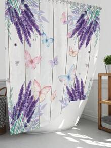 1 szt./4 szt. Kwiatowy wzór roślinny i liściasty wielofunkcyjny zestaw dekoracji łazienkowych, zawiera wodoodporną zasłonę prysznicową z 12 haczykami, matę antypoślizgową, matę podłogową w kształcie litery U, okrągłą pokrywę deski sedesowej, odpowiednią do całej łazienki Kwiaty na Dzień Matki, spersonalizowane prezenty dla mamy, prezenty na ostatnią chwilę, pomysły na Dzień Matki, prezenty na Dzień Matki, ręcznie robione kartki dla mamy, najlepsze prezenty na Dzień Matki poniżej 50 USD