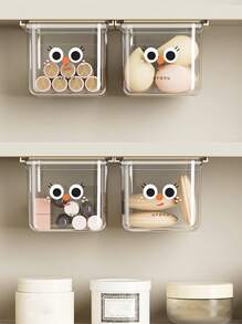 Makeup Brush Storage Box, Dressing Table Organizer, Extendable Under Desk/Vanity Storage Box, Bathroom Organizer, Skincare Cabinet, New Design - Clear - View 7