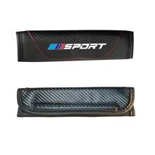 2件碳纤维安全带肩带套适用于宝马X1 X3 X5 E70 F15 F48 G30 G20 F30 F10 E90 E60 Z4汽车安全带套 - 均碼 - 查看 6