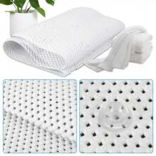 1pc Breathable & Comfortable Bath Mat With Pillow, 30 Anti-Slip Suction Cups, Air Mesh Technology Full Body Bath Pillow, Soft PVC Spa Bath Mat, Suitable For Head And Neck Rest And Relaxation
