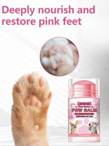 40g, Cats And Dogs Clean Hands Footprints Anti-Dry Crack PAWS, Screw Rod Design Is Not Dirty Hands, Cats And Dogs Universal