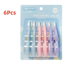1 件 6 件/套白色修正带分配器，易于使用的涂抹器，可立即修正，学校和办公用品，修正带