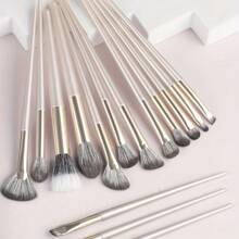 18件套专业化妆刷套装，包含15支化妆刷、3个化妆海绵粉扑、眼部化妆刷、腮红刷、眼影刷、化妆刷套装、化妆刷套装、化妆刷套装、全套化妆刷、化妆刷套装、全套化妆工具、化妆刷套装、化妆刷礼盒套装 - 彩色 - 查看 6