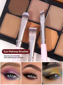 MAANGE 17pcs Professional Makeup Tool Set With 7pcs Facial Makeup Brushes & 5pcs Triangle Powder Puffs & 5pcs Mini Air Cushion Puffs, Foundation, Concealer, Blush, Contour, Eyeshadow, Lip, Eyebrow, Eyelash Brush, Best Makeup Tools With Soft Fiber And Skin Friendly For Easy Carrying, Set For Travel, Gift For Women & Girls