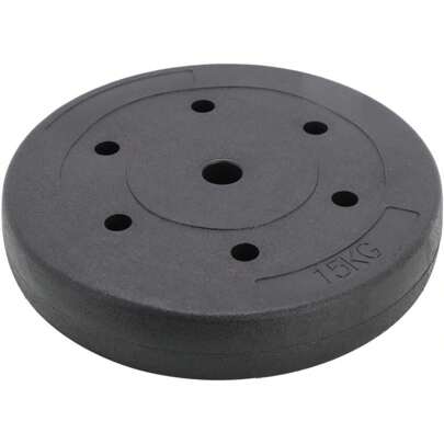 15KG Weight Plates Set For Gym Barbell Vinyl 1" Standard Home Dumbbell Discs Home Or Gym Training Or Weightlifting