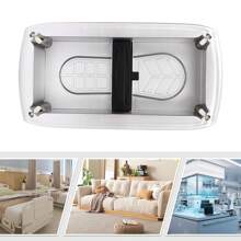 kangten Automatic Shoe Cover Dispenser Machine Automatic Shoe Cover Machine Home Office - Silver - View 2
