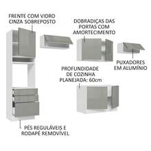 MADESA Baker's Racks - White and Gray - View 4