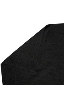 Women's Woolen Pants With Waistband, Yoga Sports Pants, Wide Legs, High Waist, Casual Sleepwear Pants, Comfortable And Elastic Sports Leisure Pants With Pockets - 黑色 - 查看 7
