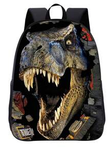 Soccer Pattern Backpack For Girls Boys, 16 Inch Kids Football Theme Bookbag With Adjustable Straps, Lightweight, Durable, School Bag With Large Capacity - Backpack - View 11