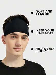 Sports Headbands For Men (1/5 Packs),Moisture Wicking Workout Headband, Sweatband Headbands For Running,Cycling,Football,Yoga,Hairband For Women And Men