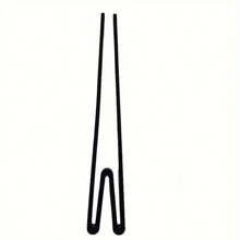 1 pièce Baguettes d'entraînement réutilisables - plastique, motif unicolore, assistant pratique pour les débutants et les passionnés, équipement de restauration, idéal pour la pratique, convient à tous les âges