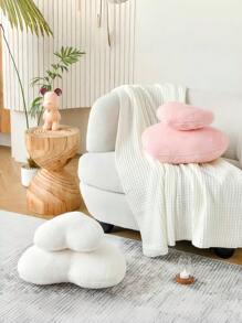 Gối hình trái tim ngày lễ tình nhân, gối hình trái tim màu hồng mềm mại, gối trang trí lông thỏ giả đáng yêu, hoàn hảo cho phòng ngủ, ghế sofa, giường và các đồ trang trí nhà cửa khác trong ngày lễ tình nhân, một món quà Valentine cho người thân yêu của bạn - trắng - Xem 4