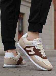 Unisex sportschoenen voor tieners, modieuze patchwork casual schoenen, klassieke retro lichtgewicht ademende hardloopschoenen, comfortabele antislip trainingsschoenen, studentencampus streetwear reizen wandelen