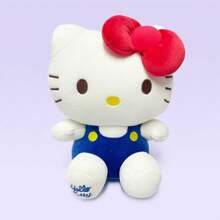 Miniso 1个8英寸经典坐姿Hello Kitty毛绒娃娃，材质柔软，亲肤舒适，适合家居装饰、收藏或作为生日礼物。 - 彩色 - 查看 2
