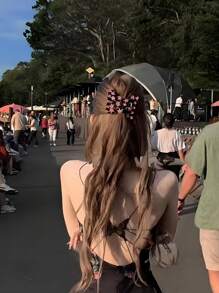 1PC Lược chải tóc dễ dàng Elegant Magic dành cho phụ nữ, Máy làm búi tóc, Kẹp tóc hạt đàn hồi để tạo kiểu - Nhiều màu - Xem 4