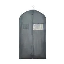 1pc Garment Bag With Transparent Window, Suitable For Hanging In Bedroom, Closet Or Home Storage Cabinet - Includes Suit Jacket, Dress And Coat Bags With Windows
