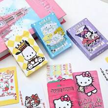 Sanrio 54pcs Sanrio Hello KT, Kuromi, Cinnamoroll, My Melody Playing Cards, Rich Patterns, Various Styles To Choose From, Sanrio Cards Are Fun And Easy Entertainment Cards, With Boxes, Perfect For Party Games, Attractive Sanrio Lovers Gifts
