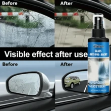 1 Set Of Car Glass Anti-Fog Agent, Windshield Oil Stain Remover, Rain Repellent, Fog-Clearing Oil Film Cleaner - Offers Excellent Anti-Fog Performance To Ensure Driving Safety.