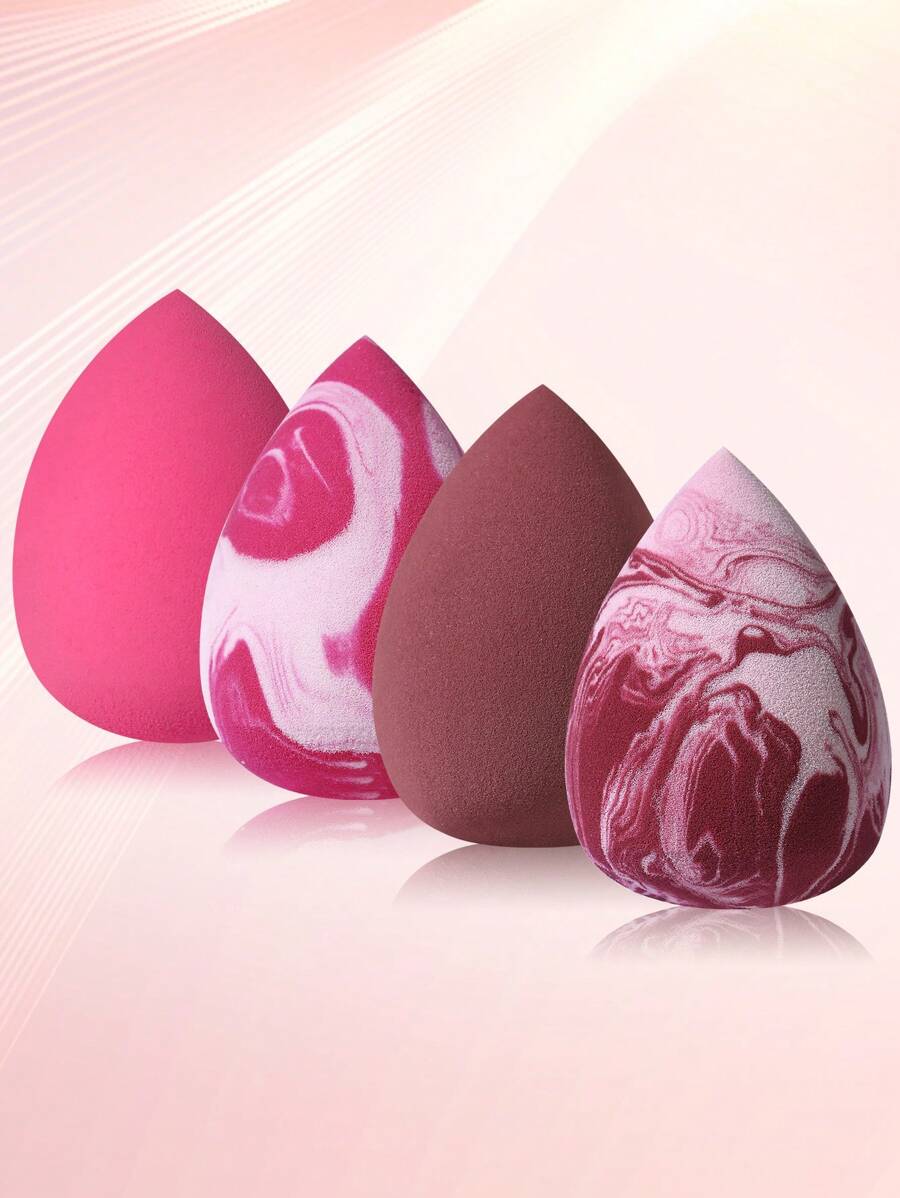 4PCS Professional Makeup Sponge Set For Cream & Powder | Multi-Shape Makeup Sponges (Teardrop/Flat) | Silicone-Free, Non-Absorbent Makeup Sponge | Loose Powder, Liquid & Concealer Applicator | Travel-Friendly & Easy To Clean,Makeup,Cheap,Room Decor,Vanity,Travel,Bedroom,Makeup Accessories,Puff,Makeup Blender,Powder Puff,Makeup Sponge,Cheap,Stocking Stuffers,Makeup,Makeup Tools,Cheap Stuff,Gifts,Gifts For Women,Christmas Gifts,Giveaways,Travel,Cheap Stuff,Travel Essential - Nhiều màu - Xem 1