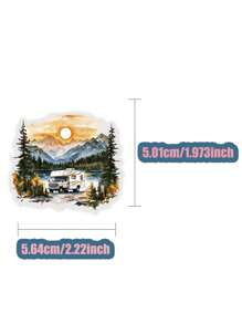 50 miếng dán du lịch cổ điển dùng để trang trí sổ lưu niệm, hành lý, ốp điện thoại, cốc giữ nhiệt, mũ bảo hiểm. Chất liệu PET trong suốt hai lớp, hình dạng không đều, hoàn hảo cho mùa đông và năm mới. - Nhiều màu - Xem 11