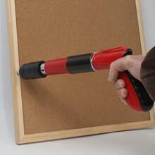 MAZHA Herramienta manual de remachado de acero para fijación en pared, procesamiento de metal, instalación de techos, fijación en paredes de cemento y sin cable