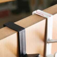 1pc/5pcs Halloween & Christmas Summer Fashion Door Hanger Hook, Wall-Mounted Practical Hook, Plastic Material, Easy To Install, Multi-Function Storage Rack, Suitable For Coats, Towels, Bags, 5 Hooks Per Piece, Applicable For Bathroom, Entrance, Wardrobe, Plastic Door Hanging Hook, Vertical Bag Hanging Dorm Bedside Clothes Hook, 5-Tier Multi-Function Wardrobe Rear Door Hook, Modern Hole-Free Sturdy Rack, Suitable For Home Use - Multicolor - View 6