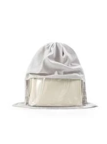 5pcs Vercord Travel Shoe Bag Dustproof Handbag Storage Bag Suede Fabric With PVC Clear Window Drawstring Brown - Multicolor - View 4