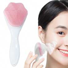 1pc Cat Claw Shaped Silicone Face Scrub Brush, Manual Deep Pore Cleansing Exfoliating Tool For Makeup Remover & Blackhead Removal