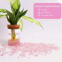 Crystal Jewelry, Pink Crystal Crafts, Suitable For Use As Flowerpot Stones, Succulent Filling Stones, Fish Tank Bedding Stones, Garden Decorations, Holiday Gifts, Home Decorations, Are Romantic Gifts For Girlfriends