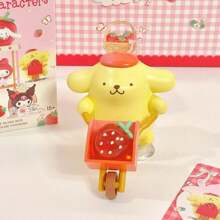 Sanrio Hello Kitty Strawberry Farm Plush Figurine Desktop Decor, Gift For Girls Birthday
