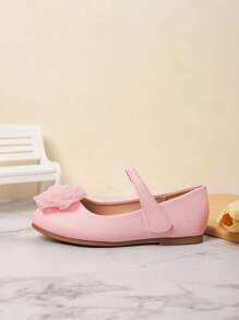 Sweet Floral Flat Shoes For Girls, Suitable For Spring/Summer