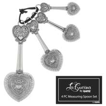 ER48885 Zinc Measuring Spoon- 4 Piece Set
