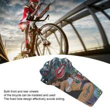 2 件山地自行车挡泥板套装 - 前轮和后轮简易挡泥板、通用挡泥板、碳纤维挡泥板尾翼 - 彩色 - 查看 3