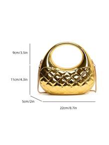 205 Cross Border Popular Diamond Grid Patterned Handbag, High-End Acrylic Bag, Women's European And American Dinner Bag, Shoulder Crossbody Bag, Women's