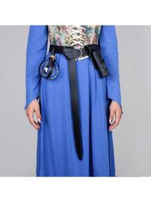 Fullyoung Medieval Knight Belt - Renaissance Pirate Style With Sword Holder & Buckle Closure For Halloween Cosplay, Costume Parties, And Casual Wear, Costume Belt | Vintage Aesthetic | Belt, Halloween Costumes