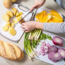 Ensemble de planches à découper pour la cuisine, planches à découper pour légumes et viandes, planches à découper robustes, planches à découper rectangulaires