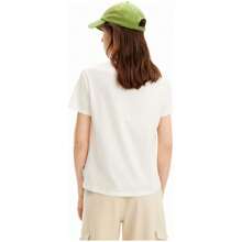 Desigual T-Shirt À Manches Courtes 24SWTK581000-WHT pour Femme en couleur Blanc ✅ Livraison en 3-5 jours