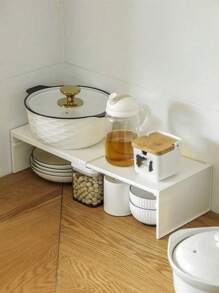 Giá đựng bát đĩa nhiều tầng có thể mở rộng, kệ sắp xếp đồ dùng nhà bếp cho bát, đĩa, nồi và chảo. - Nhiều màu - Xem 3