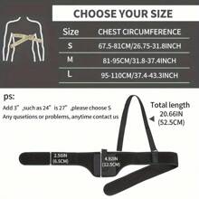 [Boucle de ] Ceinture de holster de port dissimulé | Polyester noir | Sangles réglables et fermeture par boucle de  | Port discret d'arme à feu | Hommes et femmes | Style classique