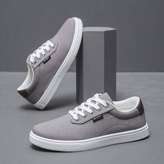 Men's Fashion Casual Sports Canvas Sneakers Skateboard Shoes Low-Top Breathable