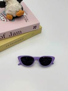 1 Pair Cat Eye Style Fashion Glasses For Children, Daily Decor & - Multicolor - View 16