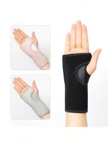 1 pieza Muñequera ajustable para mujeres y hombres, correa de compresión para la muñeca cómoda para deportes, trabajo, fitness, levantamiento de pesas, soporte de férula para la muñeca para la mano izquierda o derecha