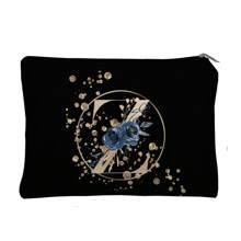 1 Pc Cosmetic Bag Makeup Bags Wallet Name Initials A-Z Letter Pattern Toiletry Organizer Pouch Wash Bag Zipper Phone Purse Pencil Pouch Clutch Bag Teacher Gifts Travel Essentials For Women Girl Gift For For Makeup Tools Makeup Brushes Storage Makeup Organizer Make Up Organizer Makeup Storage Makeup Pouch Make Up Pouch
