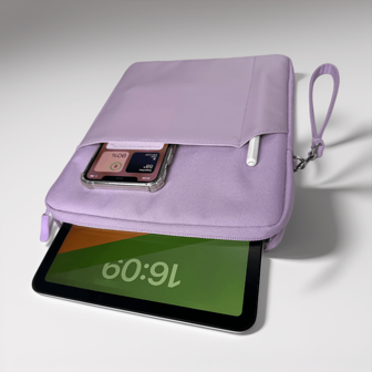 平板电脑便携包适用于三星 Galaxy Tab / iPad / Kindle / Android 平板电脑 / 平板电脑内胆包适用于 7 ~ 8 / 9 ~ 11 / 12.9~13 英寸平板电脑防水带手柄和前袋