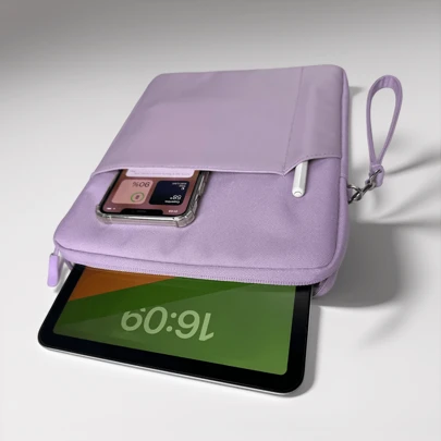 平板电脑便携包适用于三星 Galaxy Tab / iPad / Kindle / Android 平板电脑 / 平板电脑内胆包适用于 7 ~ 8 / 9 ~ 11 / 12.9~13 英寸平板电脑防水带手柄和前袋