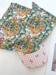 1 pieza Unisex Visera con estampado de patrón de frutas, pañuelo tipo brighter de colores, versátil para protección solar del cuello para deportes al aire libre como escalada, ciclismo, uso casual, playa, uso diario